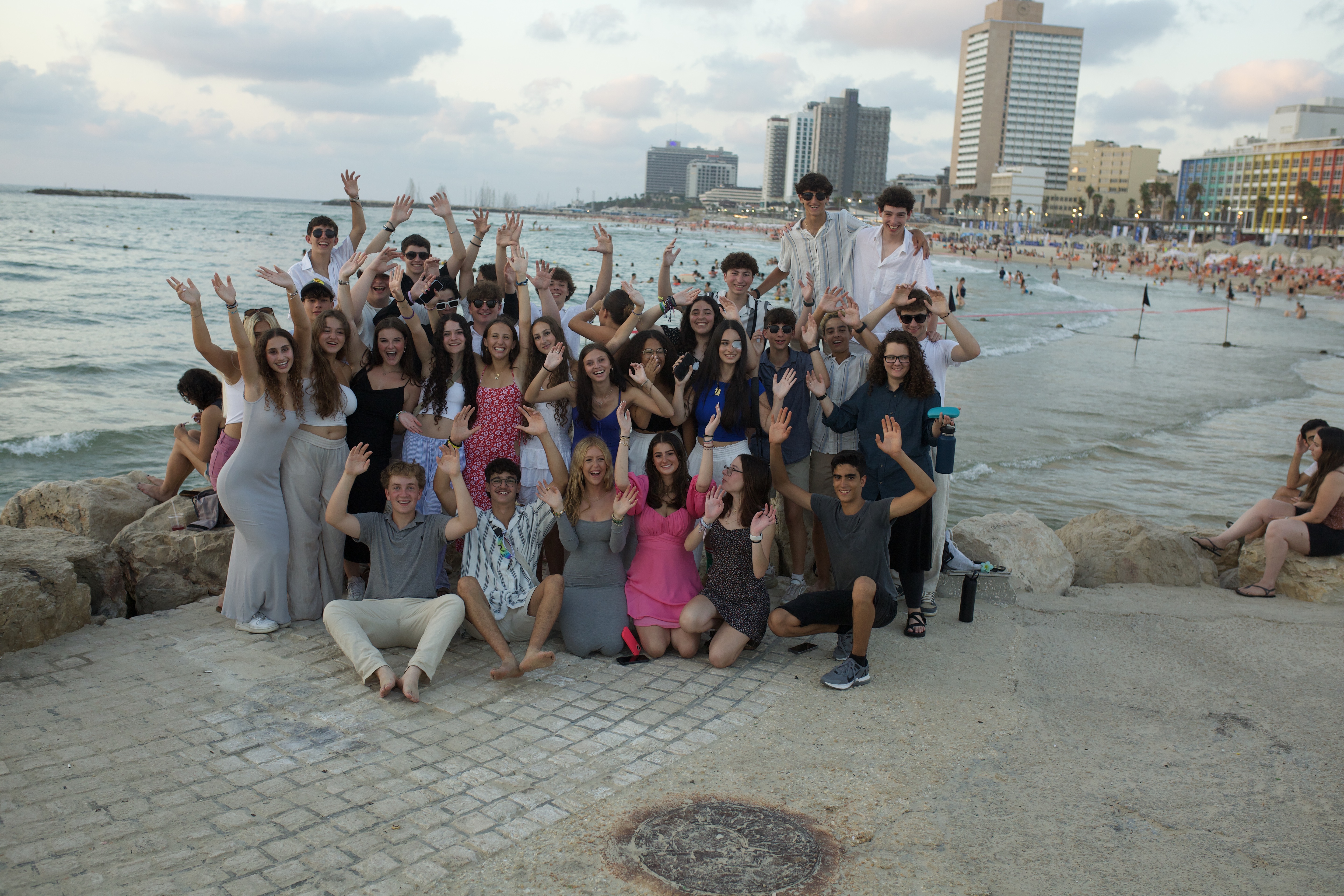 Group of people smiling outdoors
