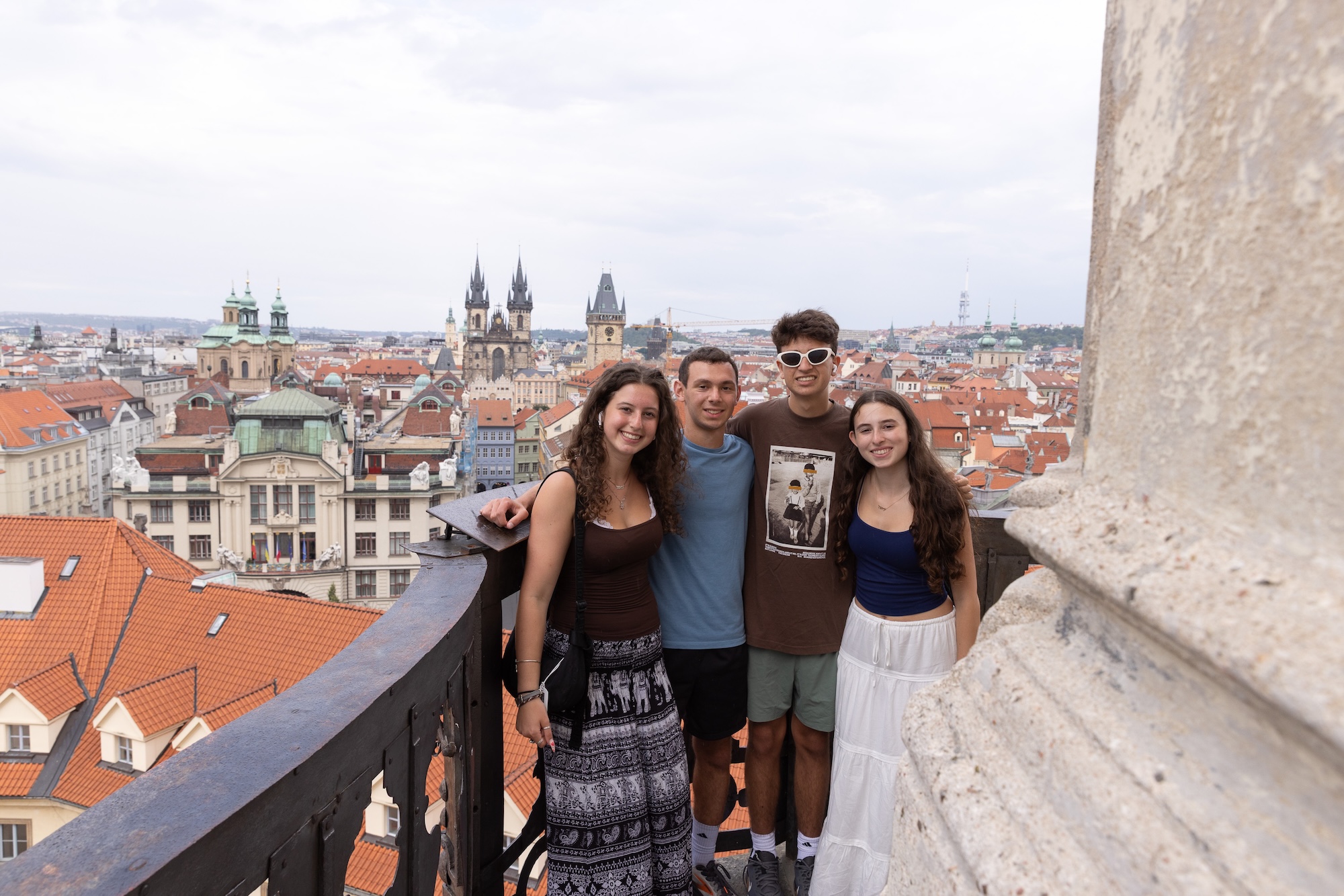 Group of people smiling outdoors