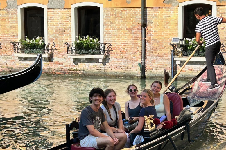 Group of people smiling outdoors