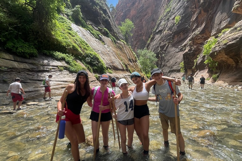 Group of people smiling outdoors