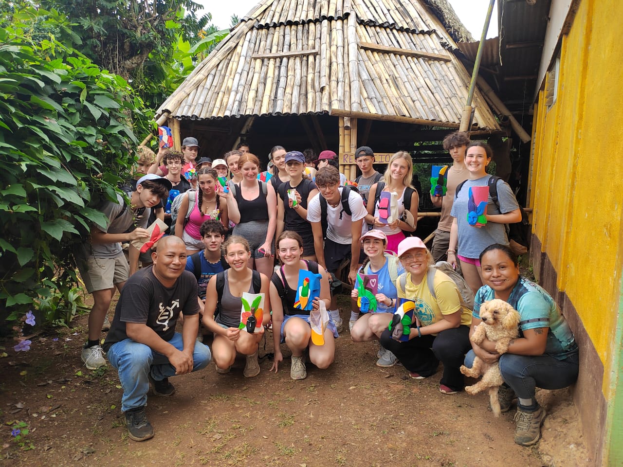 Group of people smiling outdoors