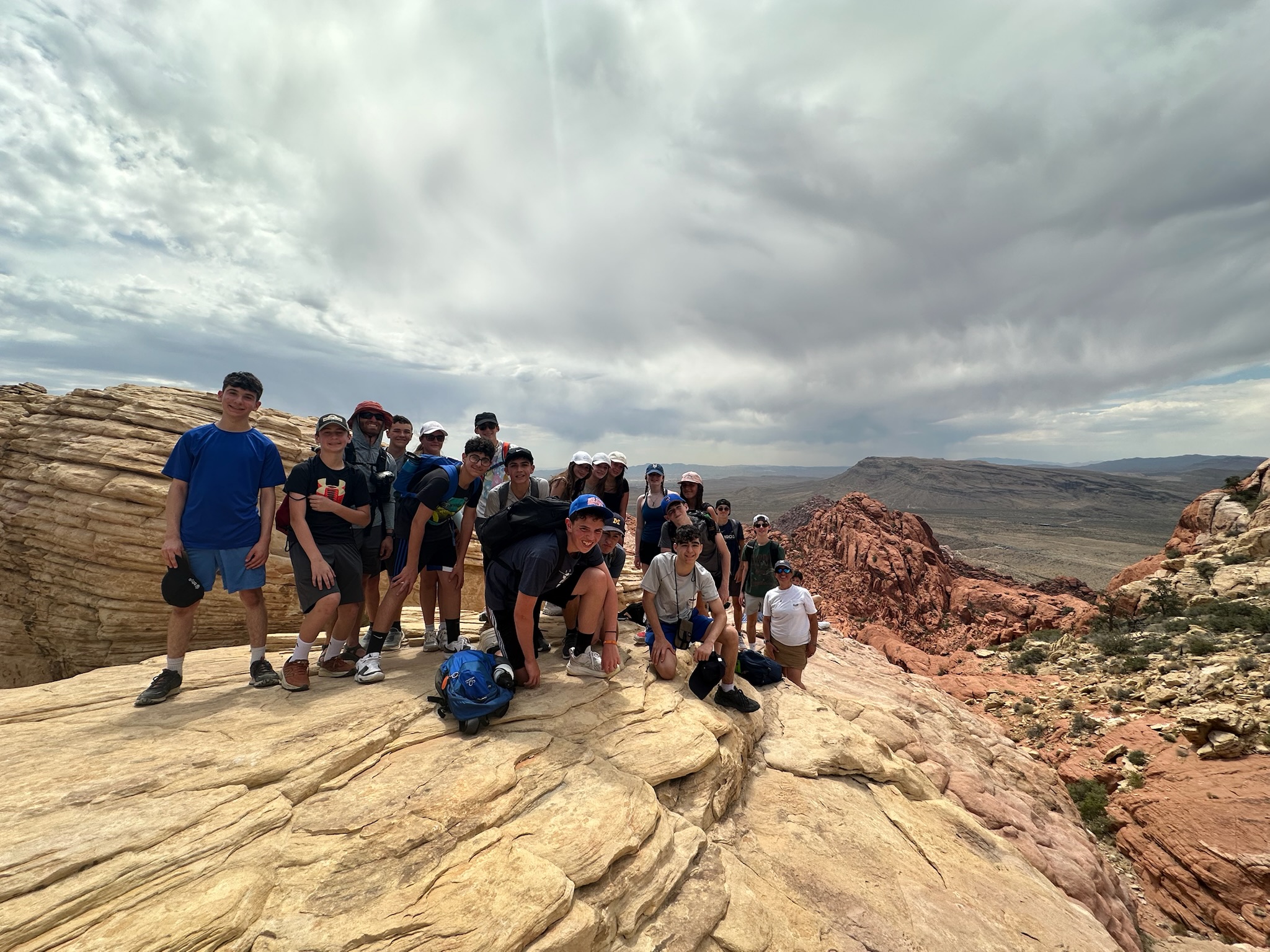 Group of people smiling outdoors