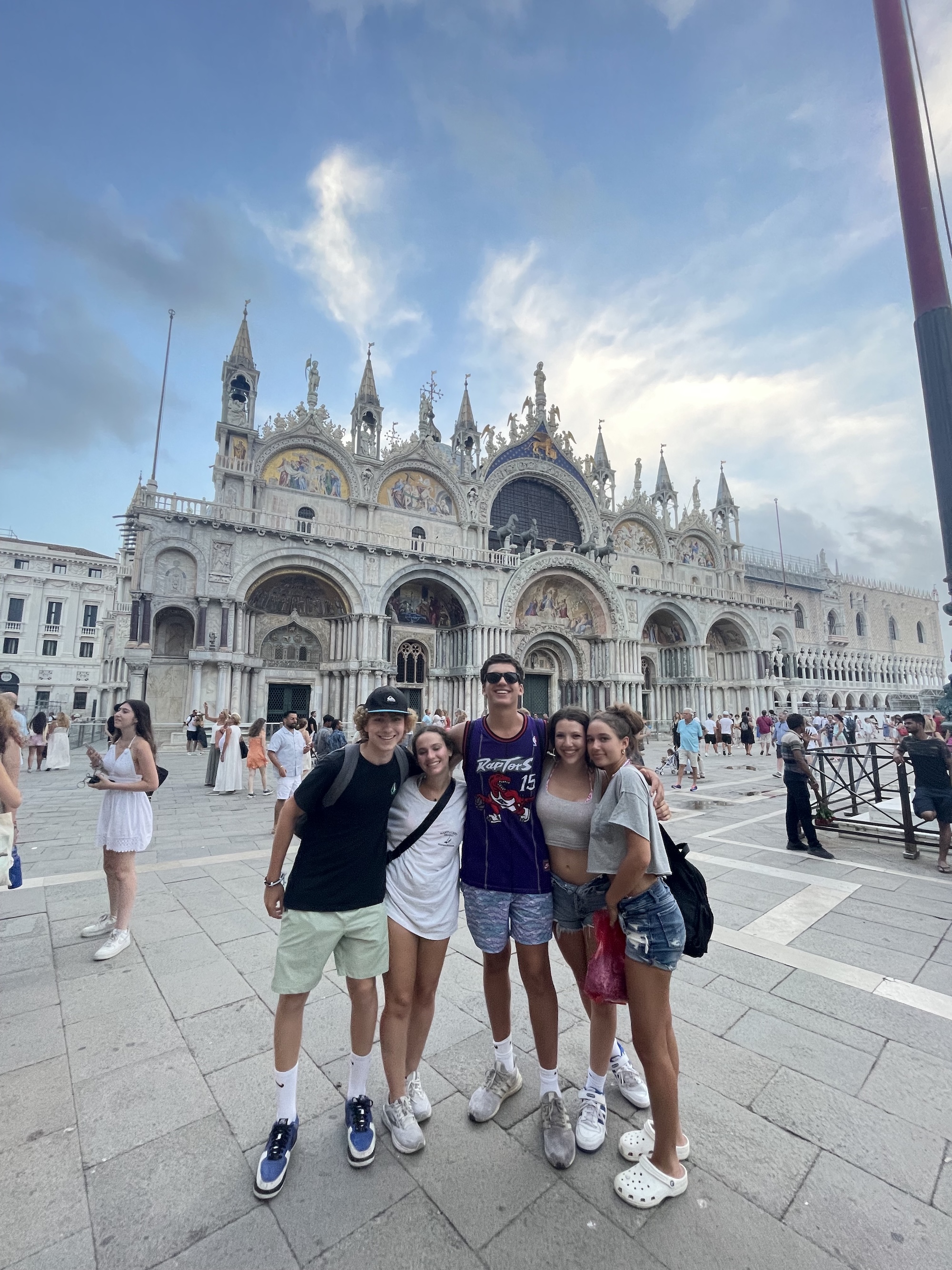 Group of people smiling outdoors