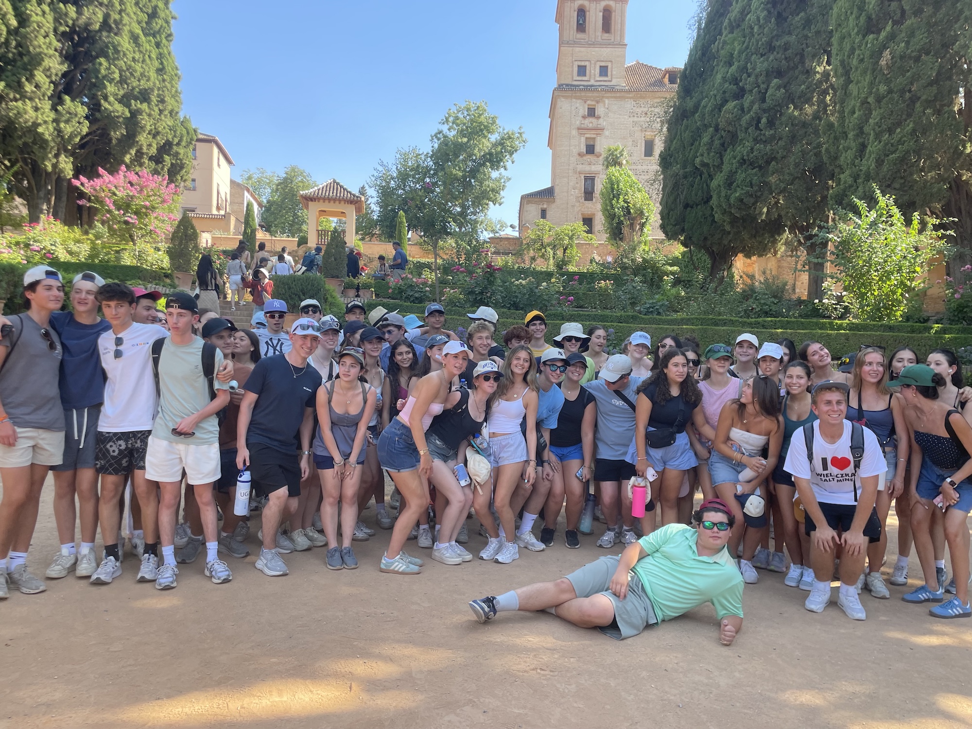 Group of people smiling outdoors