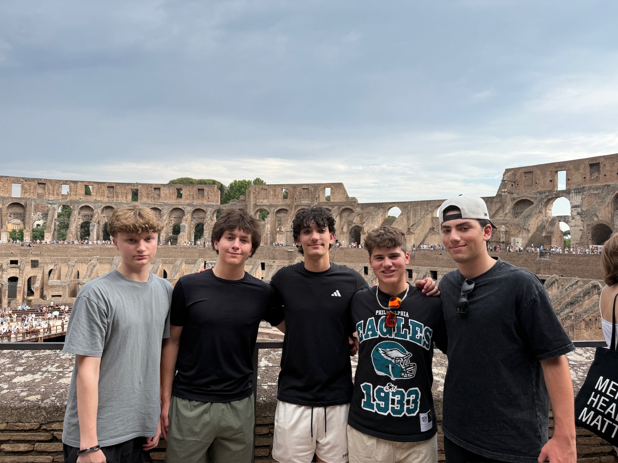 Group of people smiling outdoors